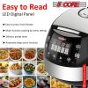 5 Core 5.3Qt Asian Rice Cooker Digital Programmable 15-in-1 Ergonomic Large Touch Screen Electric Multi Cooker Slow Cooker Steamer Pot Warmer 11 Cups