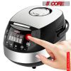 5 Core 5.3Qt Asian Rice Cooker Digital Programmable 15-in-1 Ergonomic Large Touch Screen Electric Multi Cooker Slow Cooker Steamer Pot Warmer 11 Cups