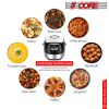 5 Core 5.3Qt Asian Rice Cooker Digital Programmable 15-in-1 Ergonomic Large Touch Screen Electric Multi Cooker Slow Cooker Steamer Pot Warmer 11 Cups